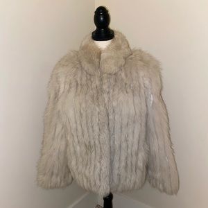 Gorgeous White Fox Jacket